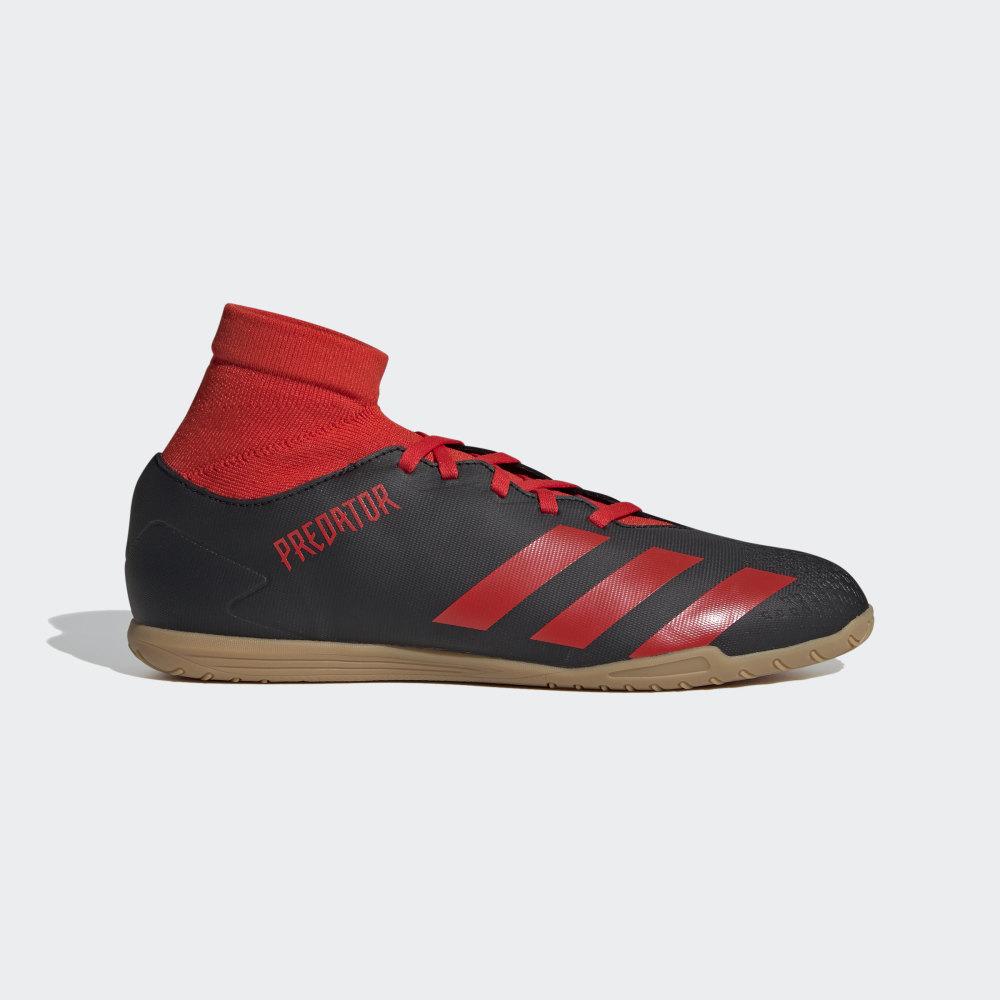 Adidas Men's Predator 20.4 Indoor Football Shoes Black/Red Ireland EE9583